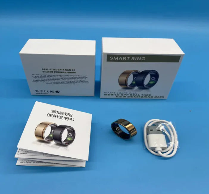 Anillo Inteligente R06 de Monitoreo del Ritmo Cardíaco y Sueño